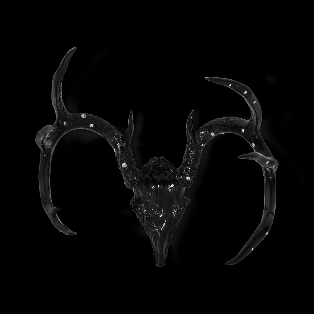 Black Antler Head