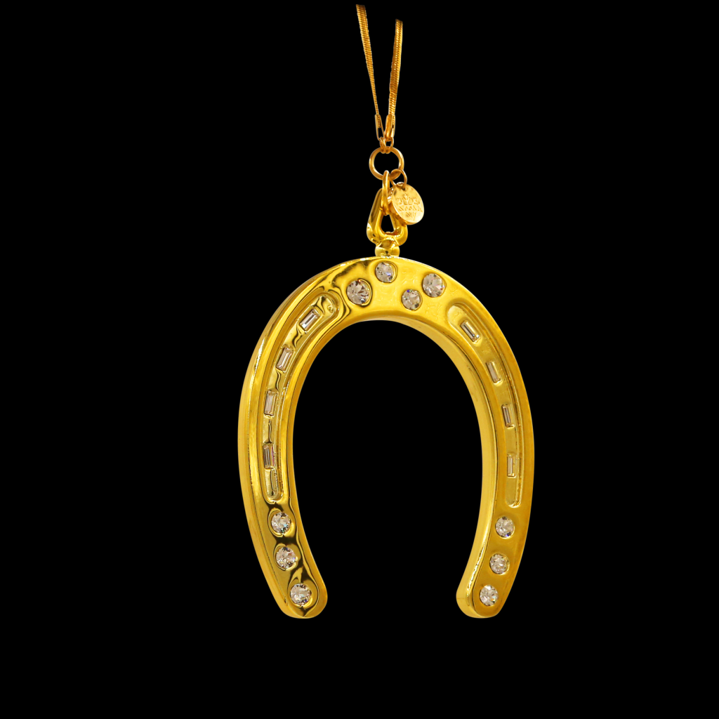 HORSESHOE OF BLING ORNAMENT