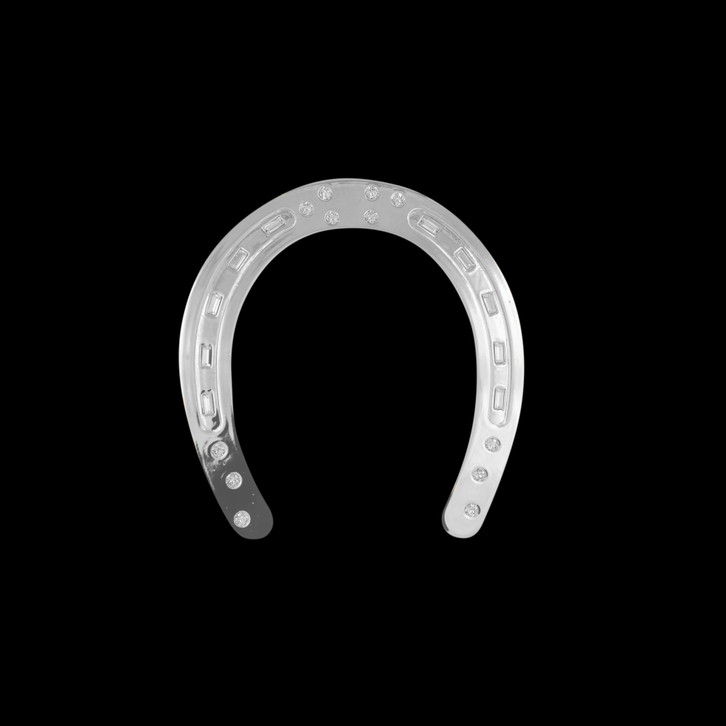 Horseshoe of Bling Platinum