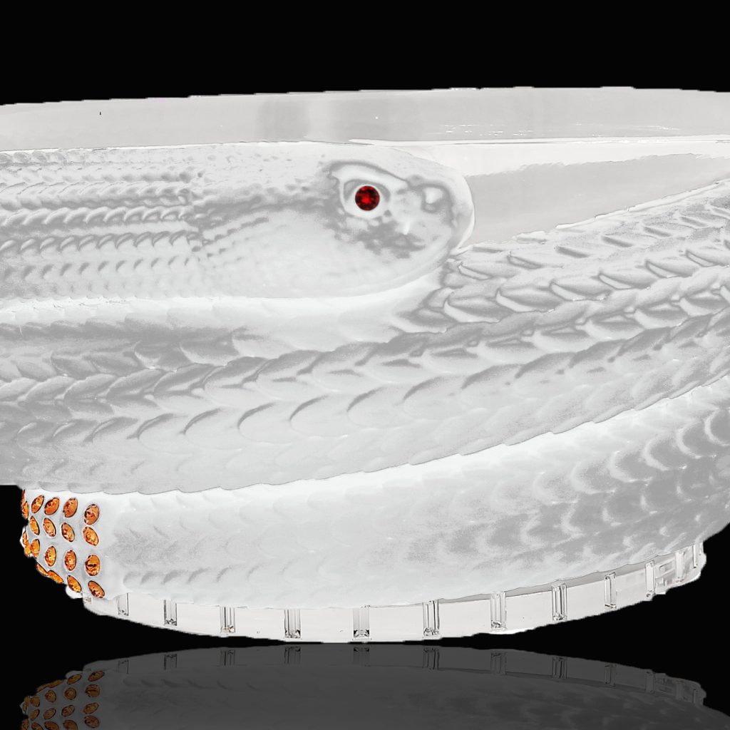 NAHASH Crystal Bowl with Set Crystals